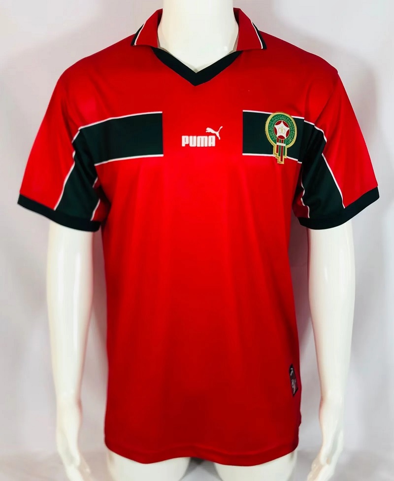 AAA Quality Morocco 1998 World Cup Third Red Soccer Jersey
